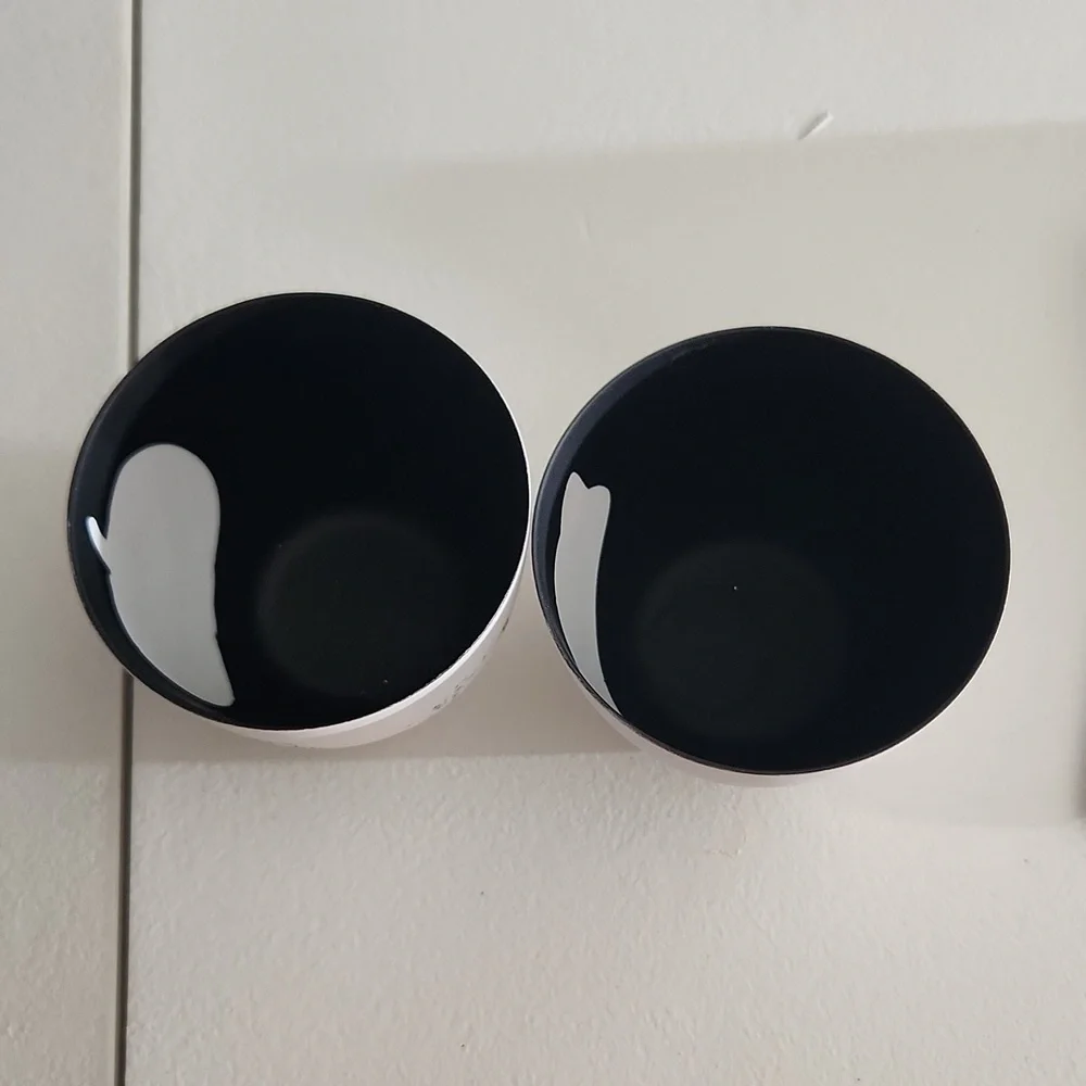 Partylite shadow cat cup and pumpkin tealight cup see pics one has marks - Picture 2 of 6